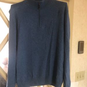 100% Cashmere Henry 1/4 zip